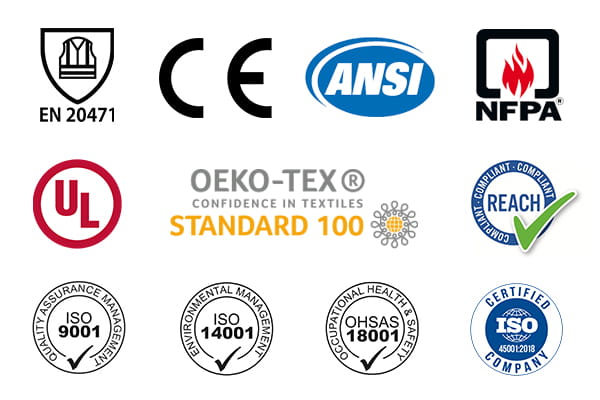 乐投（中国）官方网站登录界面证书EN20471证书